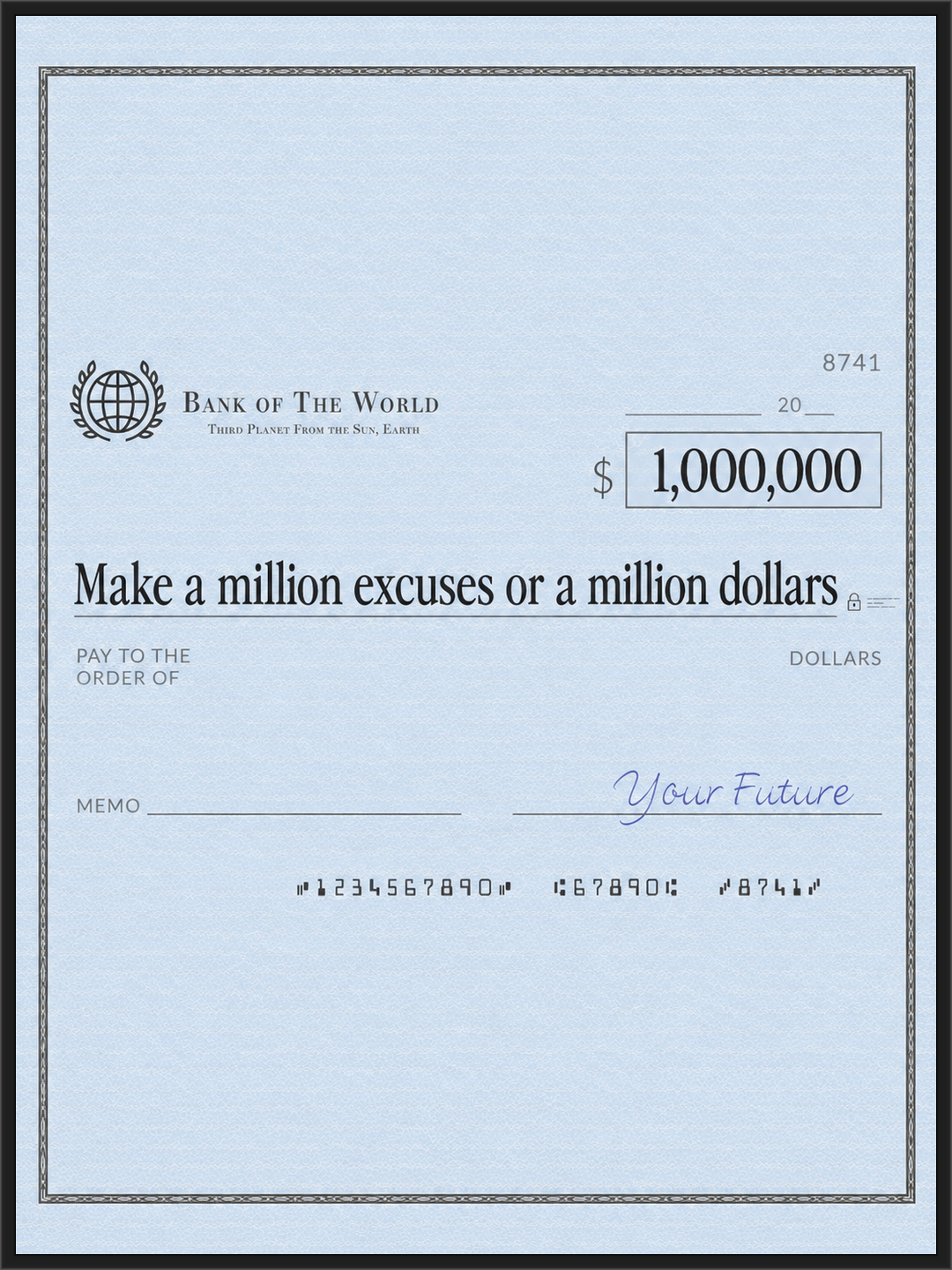 Your first million