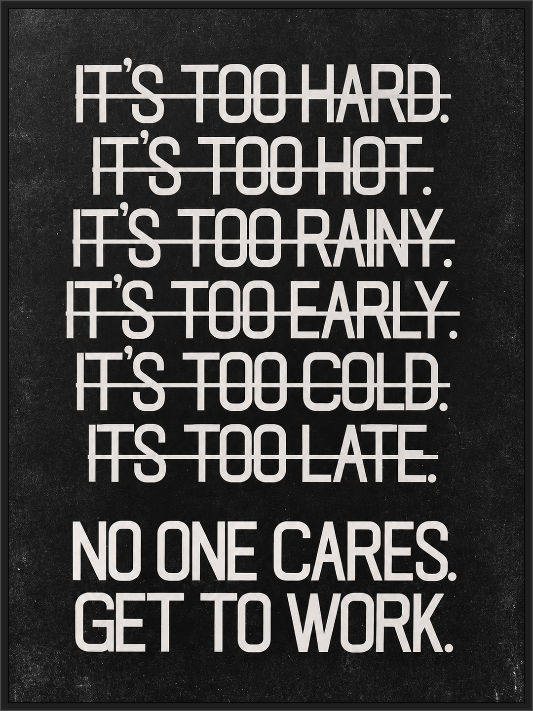 Get to work