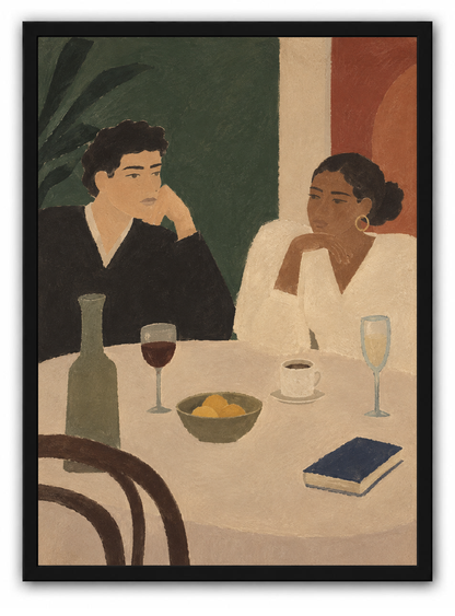 Across the table